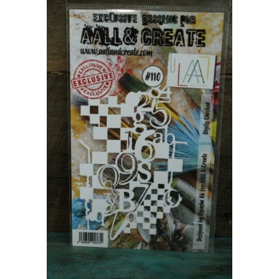 AALL & Create - Stencil - Digits checked #110